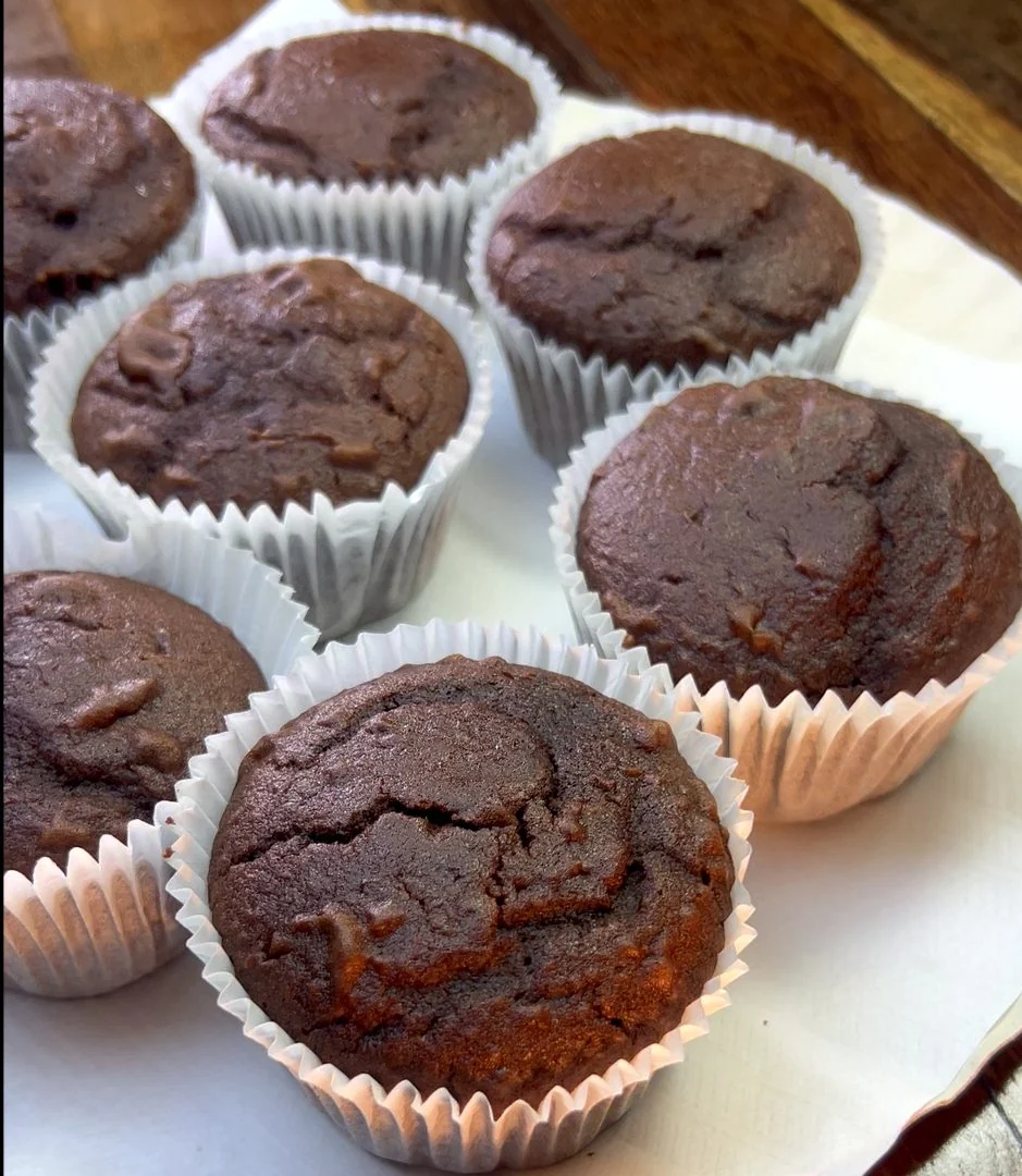 Muffin Brownie de Chocolate