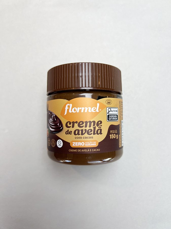 Creme de Avelã Flormel Zero Açúcar