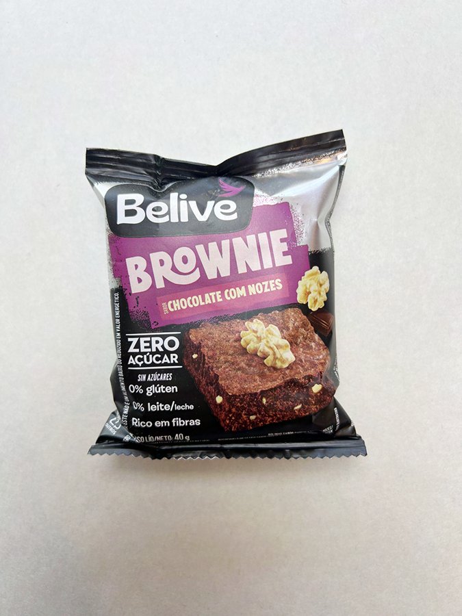 Brownie Belive Zero Açúcar