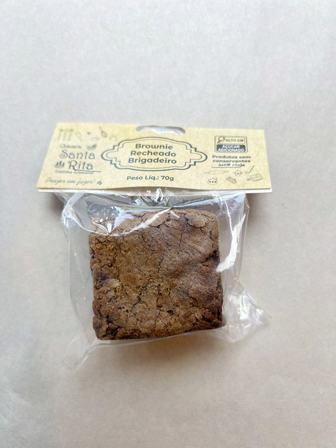 Brownie Sem Glúten Castanhas