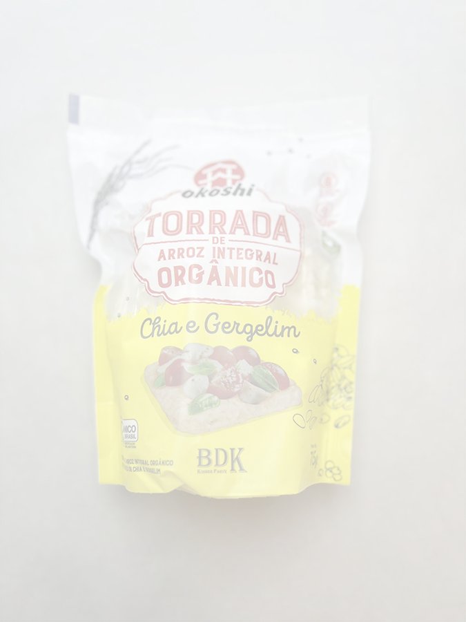 Torrada de Arroz Integral Oliva e Orégano