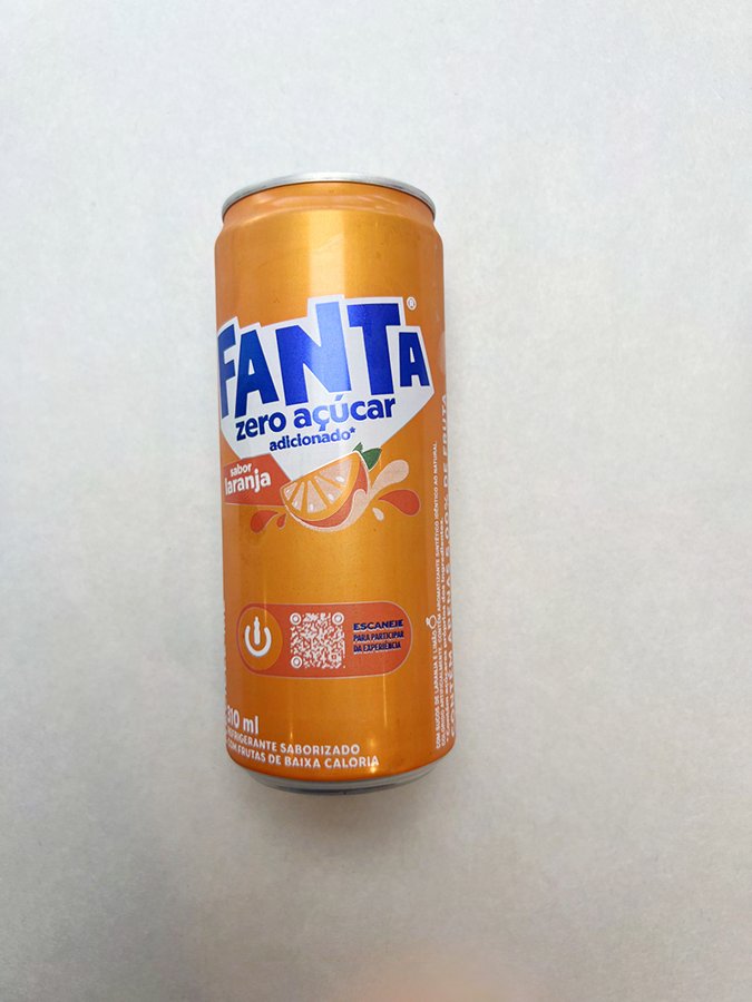 Fanta Laranja Zero Lata 350ml