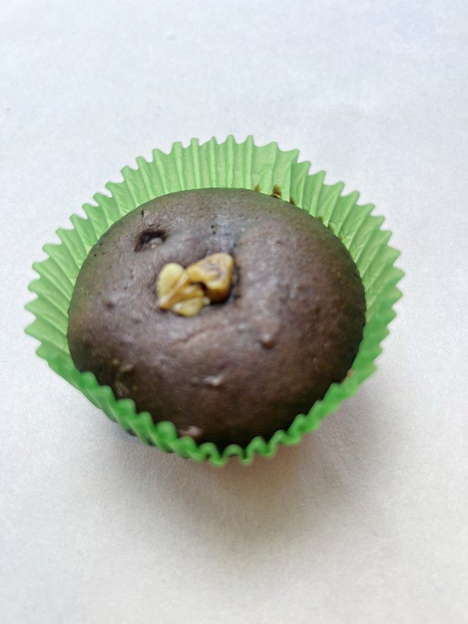 Muffin de Chocolate com Nozes